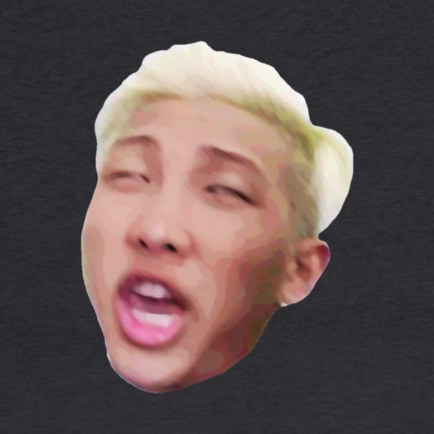 Namjoon - rap monster bts memes-face by NEZNAYKA